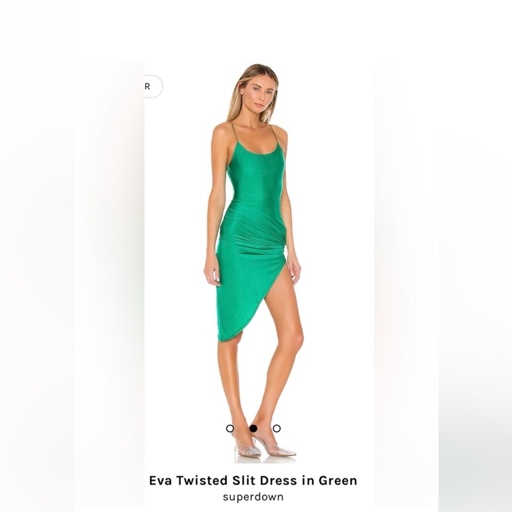 Superdown Eva Twisted Slit Dress